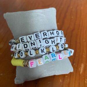 Taylor Swift inspired friendship, bracelets – set of four